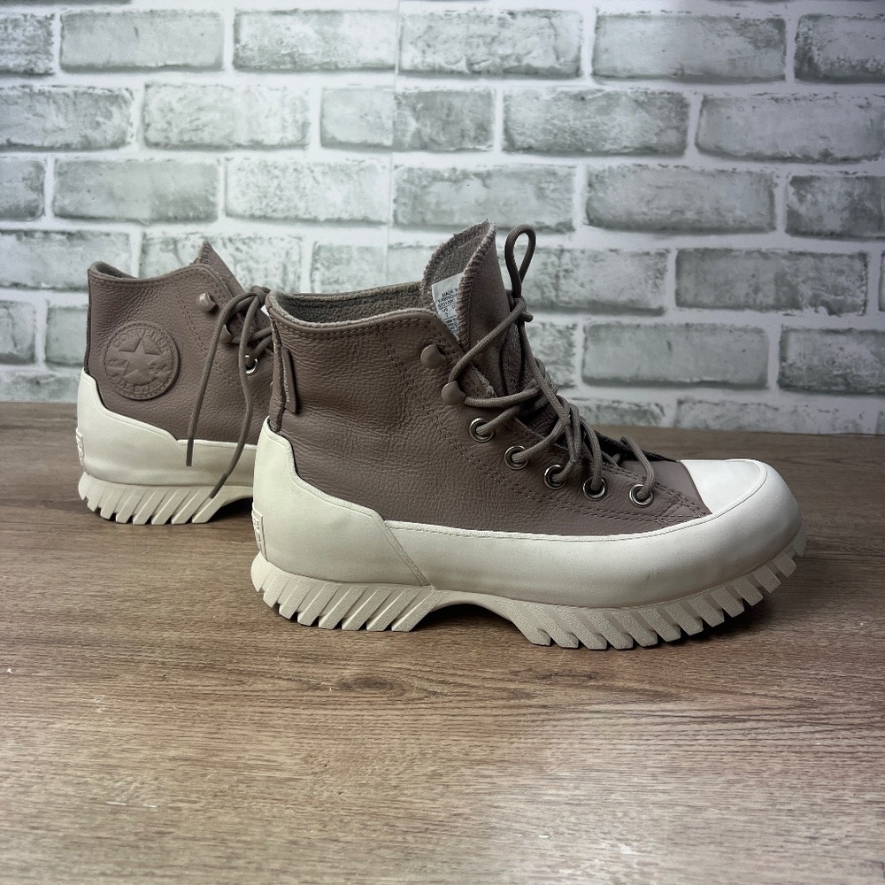 Converse Women's Taupe and Cream Winter Rain Boots